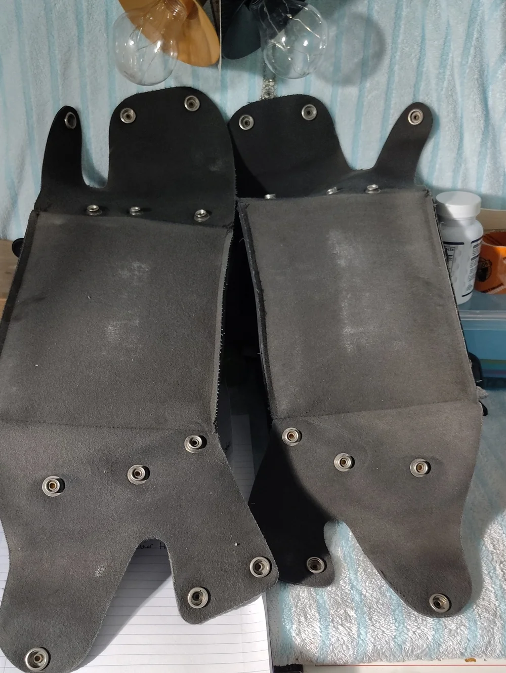 Harley Davidson boots n windshield tool pouches